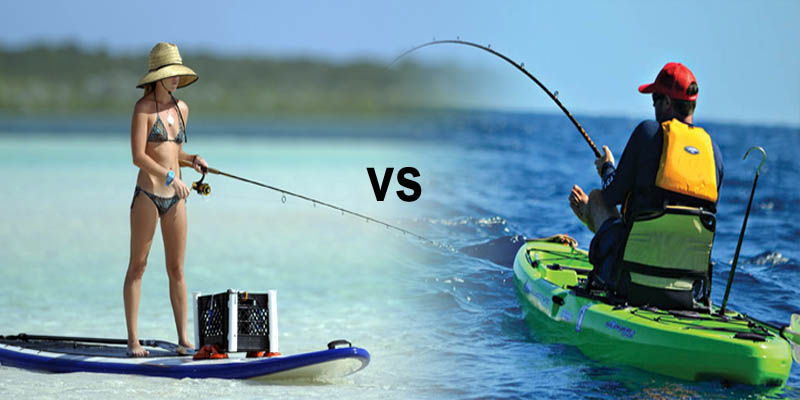 SUP Fishing vs Kayak Fishing